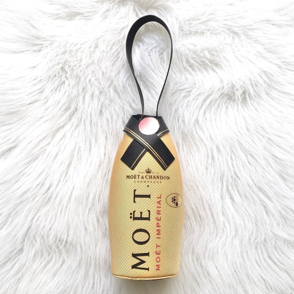 🆕Moet & Chandon Champagne Insulated Bottle Chiller Cooler Zip Cover Bag